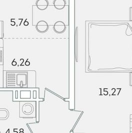 Продажа 1-комн квартиры на вторичном рынке Мурино г, Графская ул,  д. 6,  к. 4