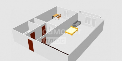 1-комн квартира Осенняя улица,  д. 14