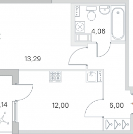 Продажа 1-комн квартиры в новостройке Санкт-Петербургское шоссе/пр. Будённого
