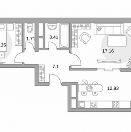 Продажа 2-комн квартиры на вторичном рынке Балашиха, ул Лукино,  д. 53А