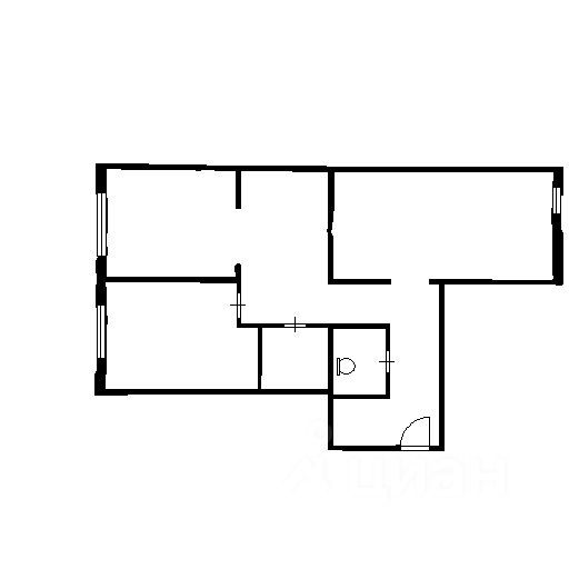 Продажа 3-комн квартиры на вторичном рынке Боровское шоссе, 2к6