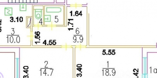 2-комн квартира Пятницкое ш,  д. 6