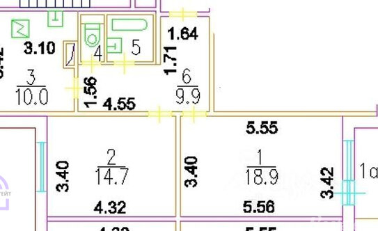 Продажа 2-комн квартиры на вторичном рынке Пятницкое ш,  д. 6