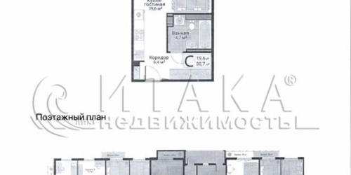 1-комн квартира ул Руднева,  д. 15,  к. 1