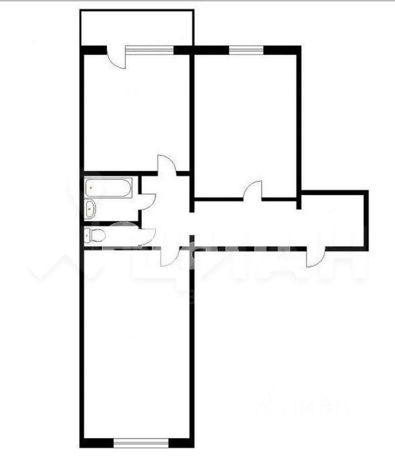 Аренда 2-комн квартиры на вторичном рынке улица Академика Королева,  д. 8К2