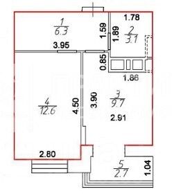 Продажа 1-комн квартиры на вторичном рынке Путилково пгт, улица Сходненская, 11