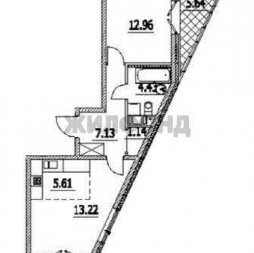 1-комн квартира ул Чирикова