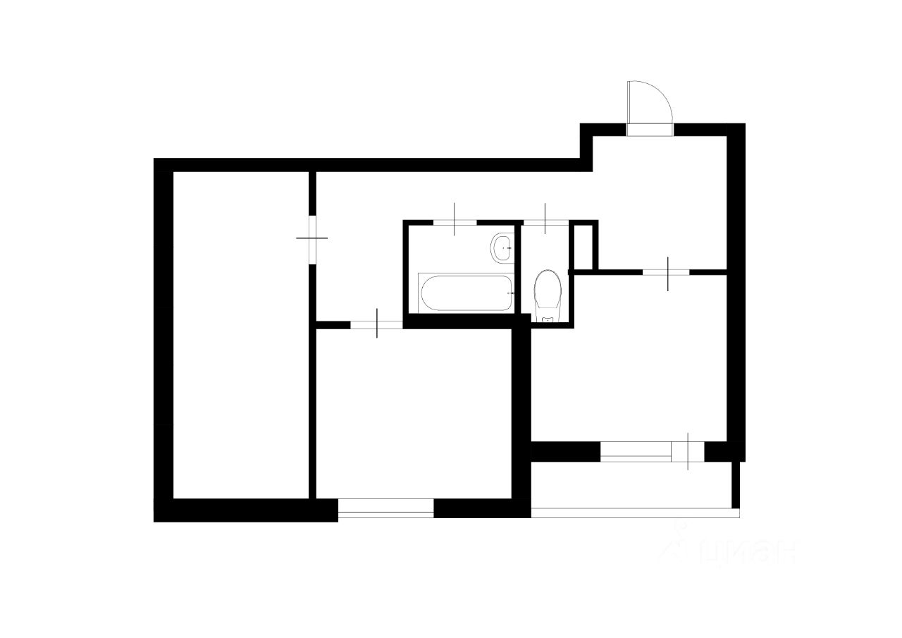 Аренда 2-комн квартиры на вторичном рынке улица Парфеновская, 9к1