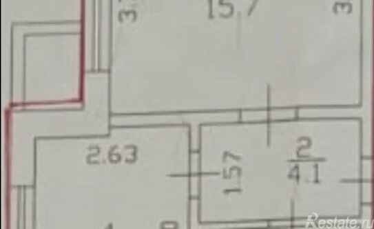 Продажа 1-комн квартиры на вторичном рынке улица Коммуны,  д. 50