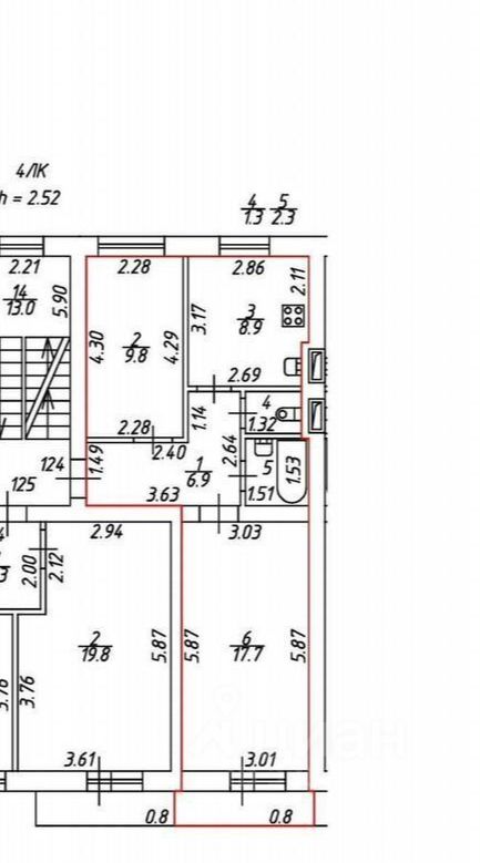 Продажа 2-комн квартиры на вторичном рынке пос. Шушары, Московское шоссе, 256к8