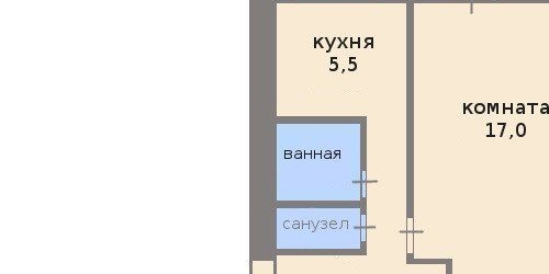 2-комн квартира улица Ленсовета, 47