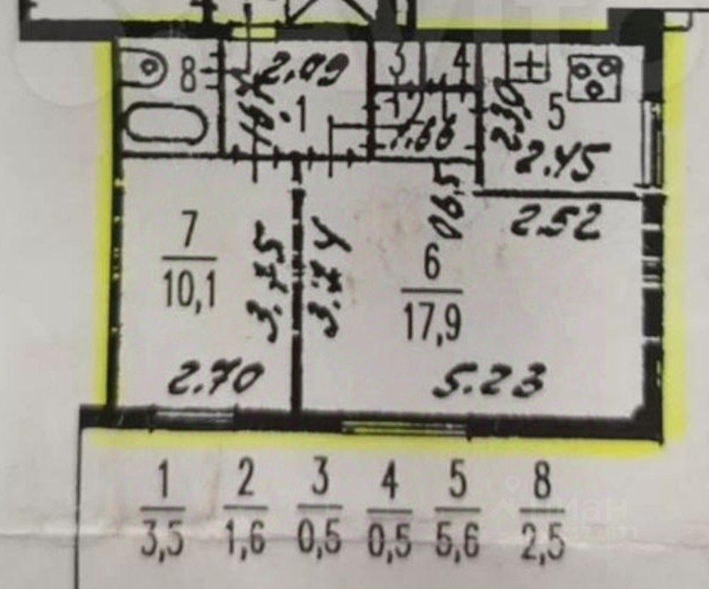 Продажа 2-комн квартиры на вторичном рынке Краснопутиловская улица,  д. 85
