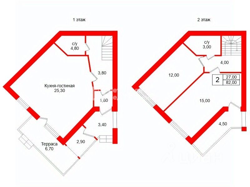 Продажа дома Симагино-1 ТСН, пос. Симагино, улица Водопадная, 1