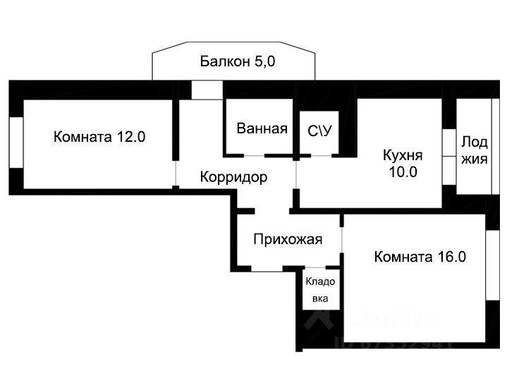 Аренда 2-комн квартиры на вторичном рынке проезд Чечерский, 82