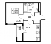 Продать Квартиры в новостройке Новое Девяткино д., Главная ул.   3