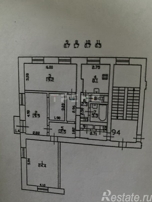 Продажа 3-комн квартиры на вторичном рынке Книпович ул,  д. 1