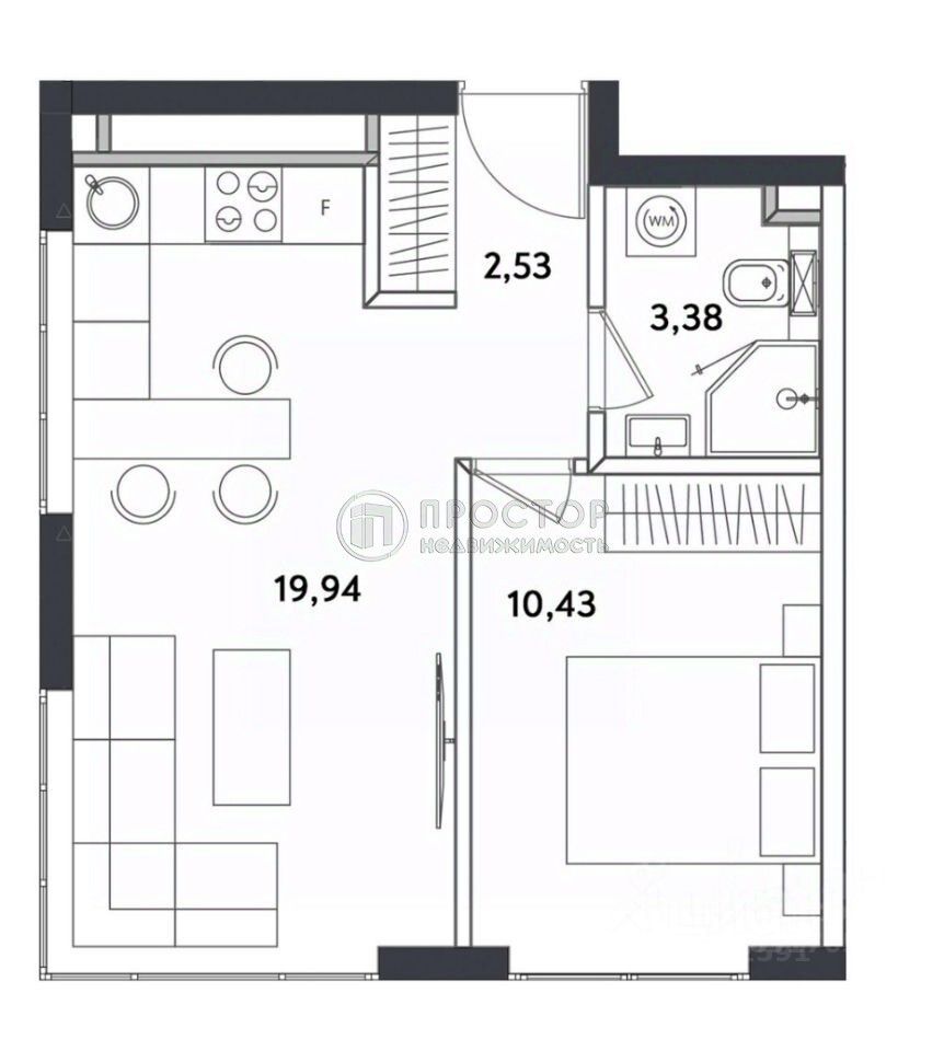 Продажа 2-комн квартиры на вторичном рынке Окружной проезд, 10Б