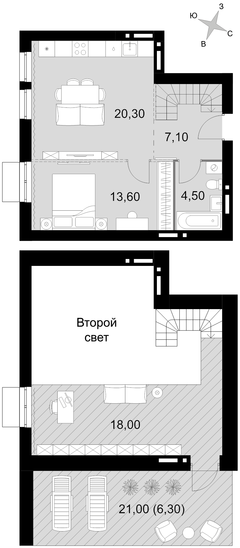 Продажа 2-комн квартиры в новостройке Апрелевка г, Киевское шоссе 46 км ул,  к. 3