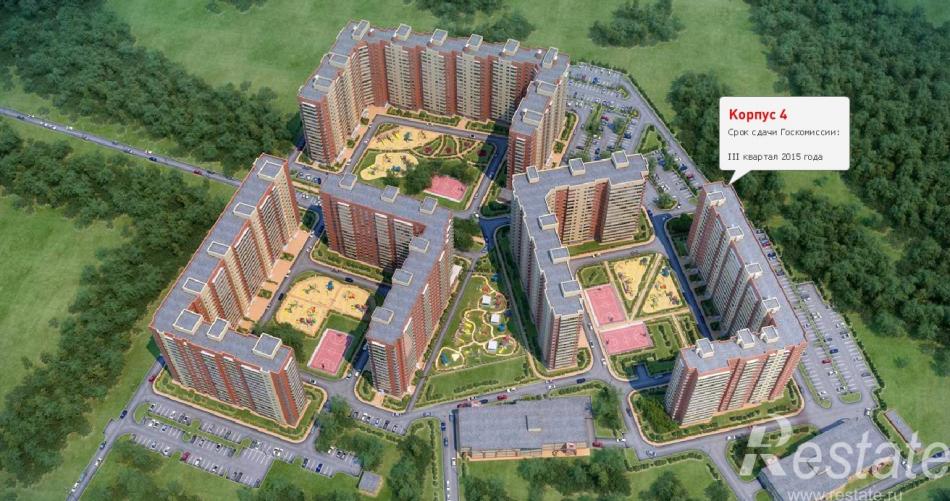 Продажа 1-комн квартиры в новостройке Железнодорожный г, Керамическая ул ,  к. 4
