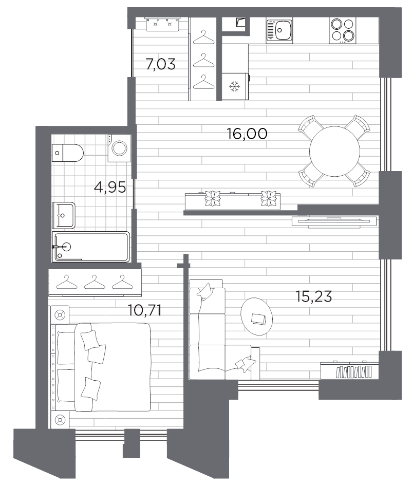 Продажа 2-комн квартиры в новостройке Санкт-Петербург г., Шкиперский проток,  к. 3