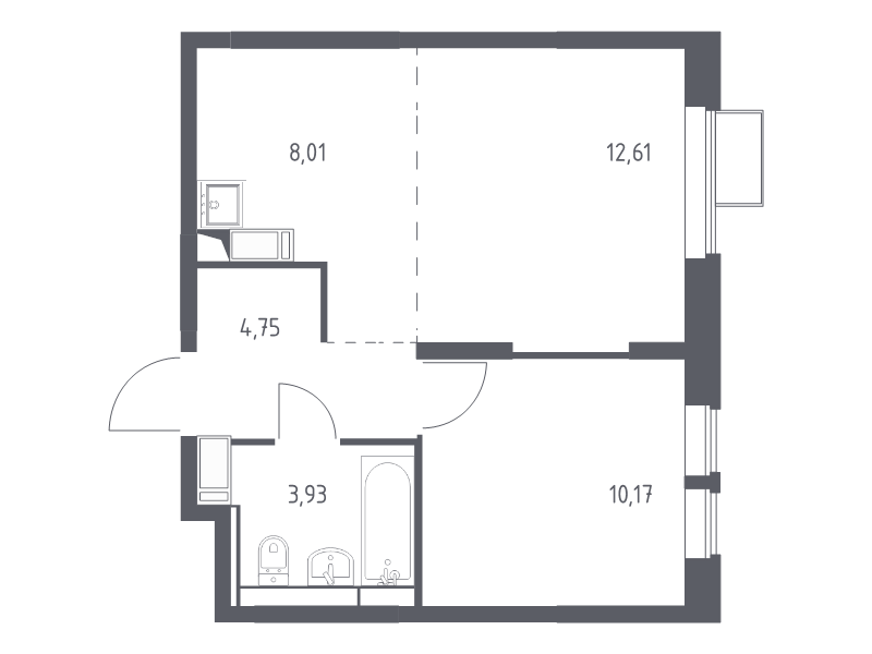 Продажа 1-комн квартиры в новостройке Путилково д., Путилковское ш.,  к. 27