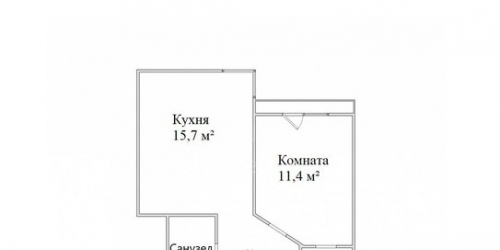 1-комн квартира Восточная ул,  д. 2