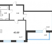 Продать Квартиры в новостройке Стрельна п., Будённого пр-кт   2.3