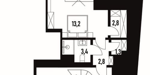 4-комн квартира Хлебный переулок, 19