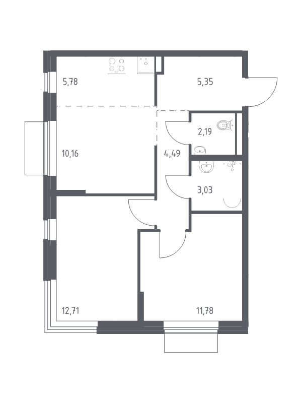 Продажа 2-комн квартиры в новостройке Балашиха г., Балашихинское ш.,  к. 4