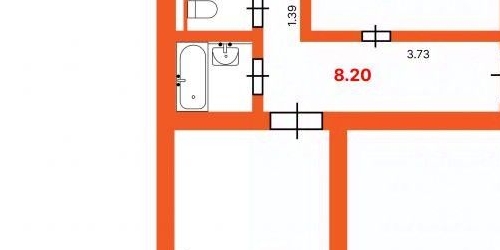 2-комн квартира Наличная улица, 23