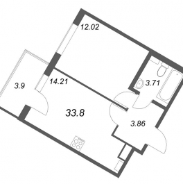 Продажа 1-комн квартиры в новостройке Стрельна п., Будённого пр-кт, к. 5.5 Продажа 1-комн квартиры в новостройке Стрельна п., Будённого пр-кт, к. 5.5