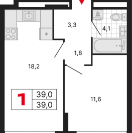 Продажа 1-комн квартиры в новостройке Москва г., Перовское ш., к. 1 Продажа 1-комн квартиры в новостройке Москва г., Перовское ш., к. 1