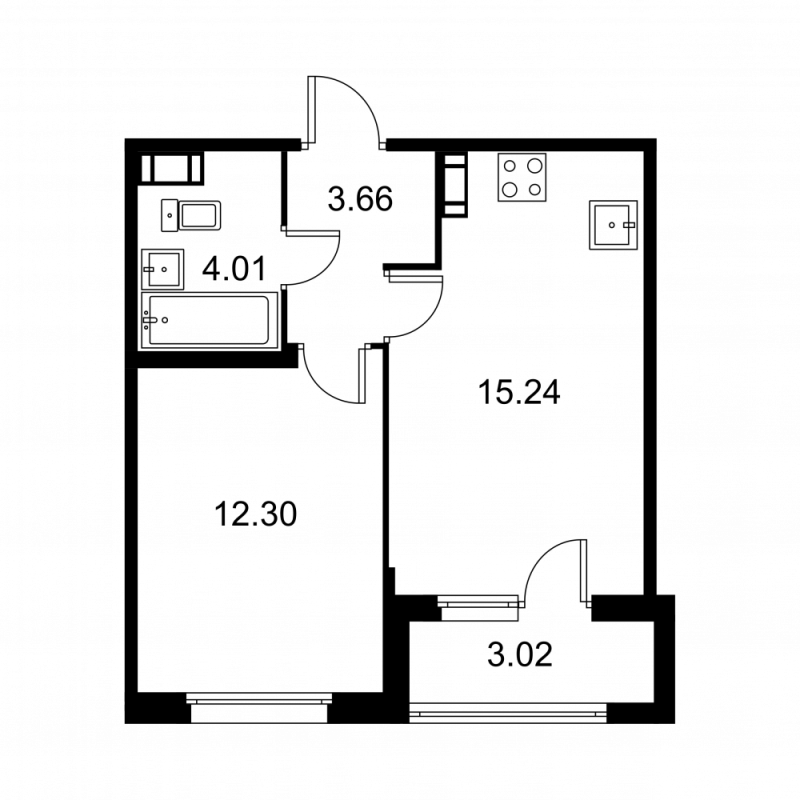 Продажа 1-комн квартиры в новостройке Колпино г., Загородная ул.,  к. A