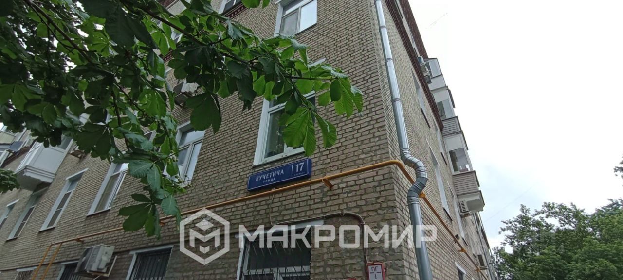 Продажа 4-комн квартиры на вторичном рынке улица Вучетича, 17к1