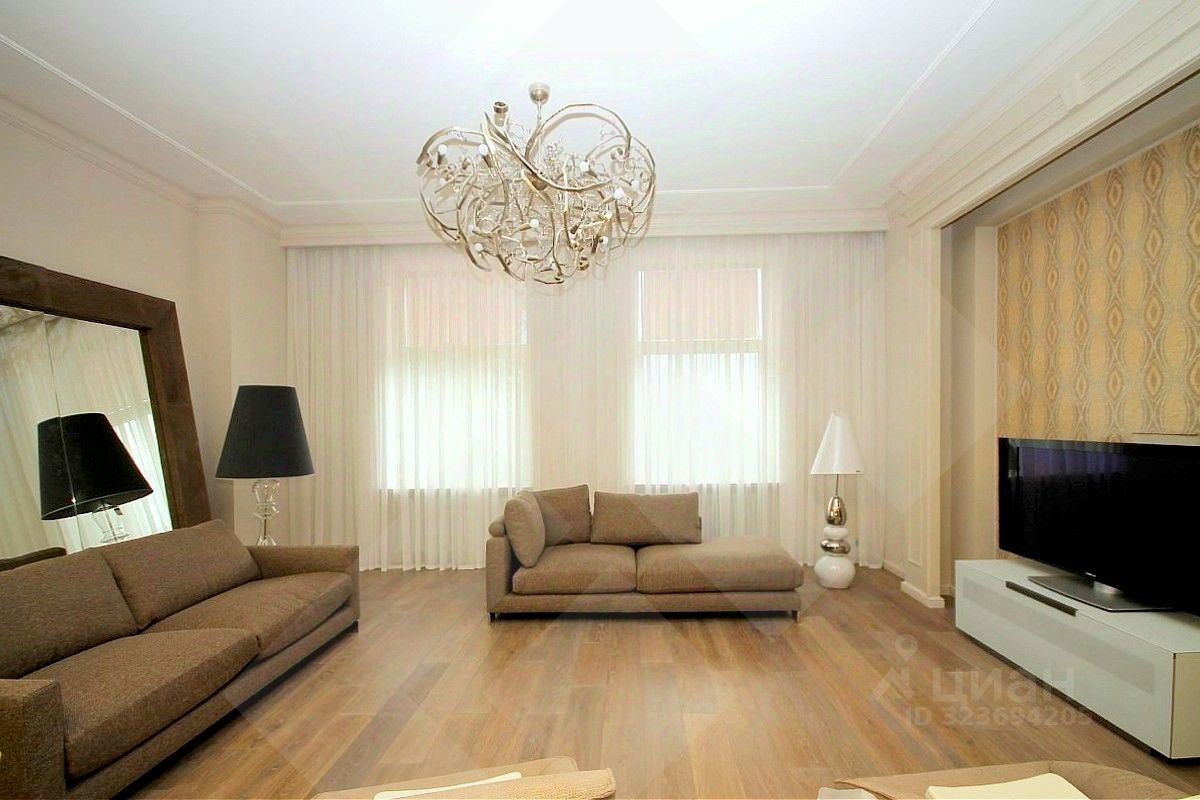 Аренда 4-комн квартиры на вторичном рынке Якиманский переулок, 6