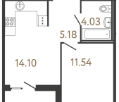 Продать Квартиры в новостройке Санкт-Петербург г., Парашютная ул.   3
