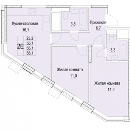 Продажа 2-комн квартиры в новостройке Мытищи г., Академика Каргина ул.,  к. 2