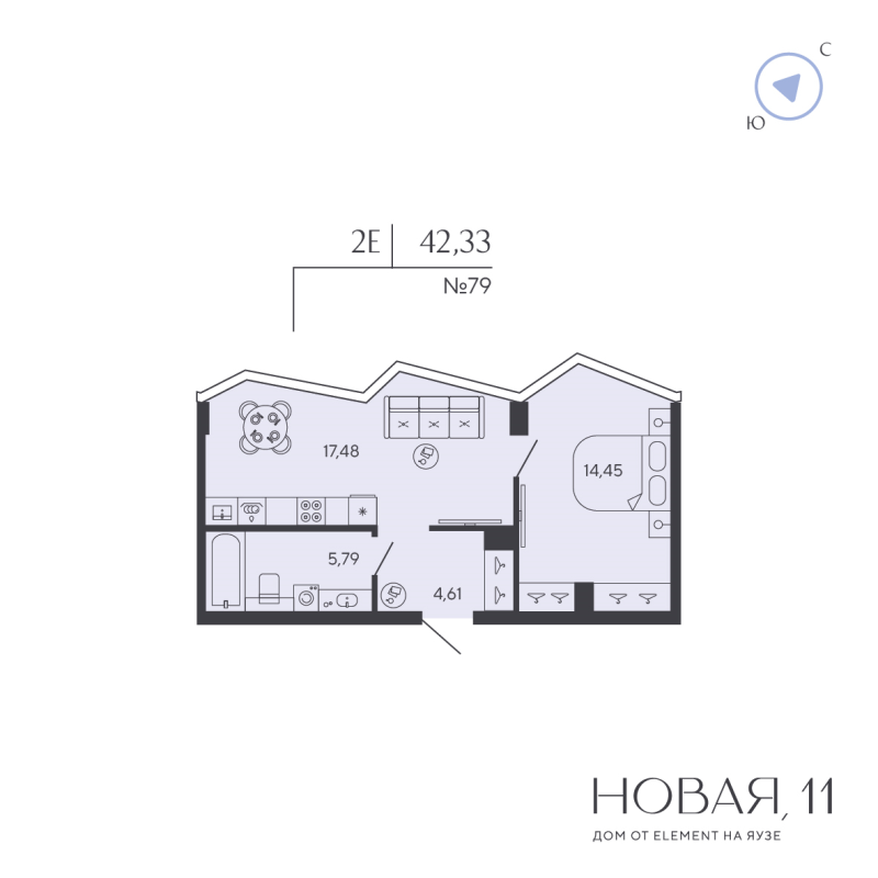 Продажа 1-комн квартиры в новостройке Москва г., Новая Дорога ул.,  к. Яуза