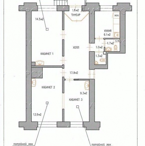 Офис Левшинский Б. пер,  д. 17
