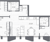Продать Квартиры в новостройке Санкт-Петербург г., Шкиперский проток   1