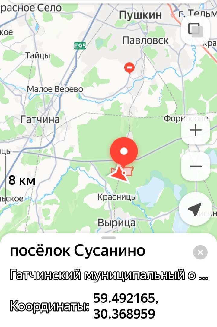 Продажа 1-комн квартиры на вторичном рынке Гатчинский р-н, Сусанино п, 51 км.,  д. 1