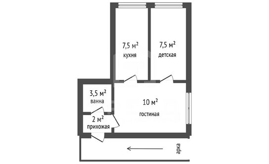 Продажа 2-комн квартиры на вторичном рынке Советская 7-я ул,  д. 30