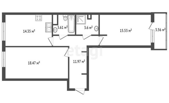 Продажа 2-комн квартиры на вторичном рынке Зеленина Б. ул,  д. 34