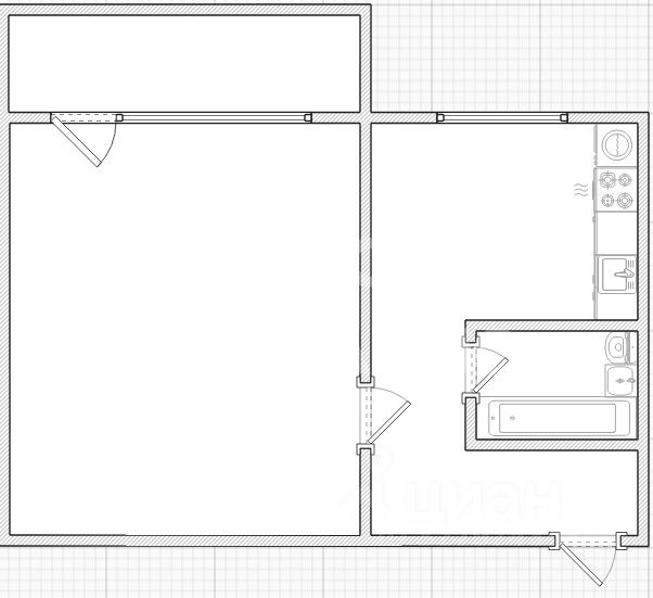 Продажа 1-комн квартиры на вторичном рынке Королев, улица 50-летия ВЛКСМ, 5/16