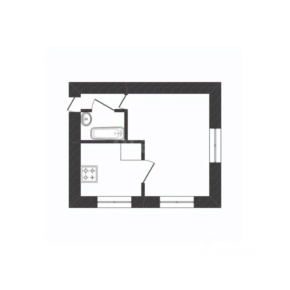 Продажа 1-комн квартиры на вторичном рынке Волхов, Волгоградская улица, 9