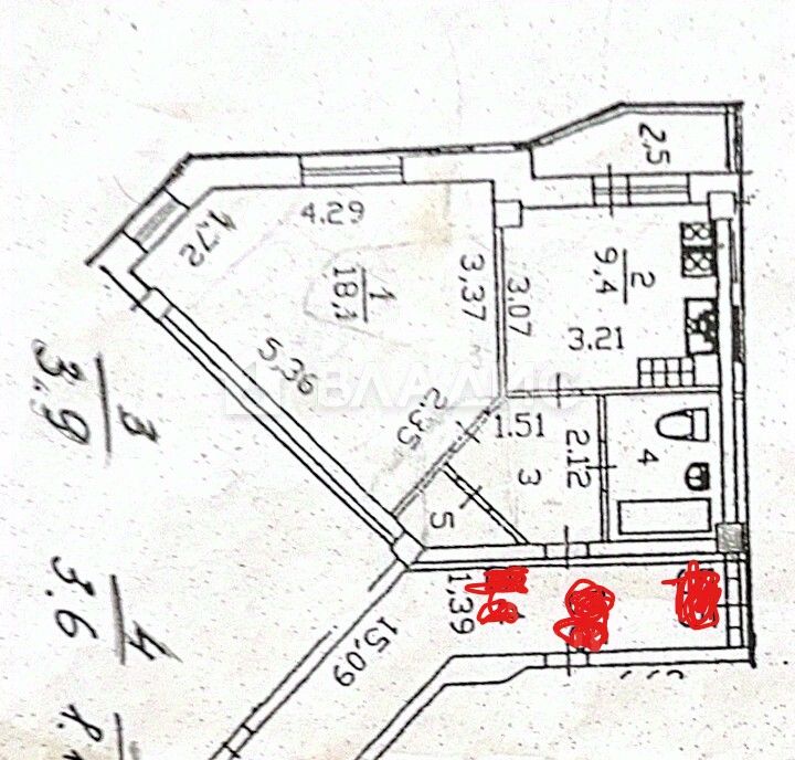 Продажа 1-комн квартиры на вторичном рынке Октябрьская набережная, 122к1
