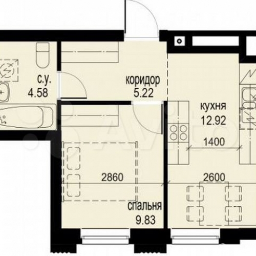 1-комн квартира Московский пр-кт,  д. 72 литМ