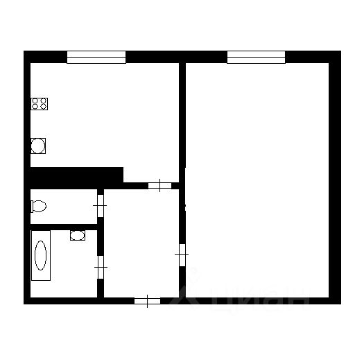 Продажа 1-комн квартиры на вторичном рынке Приозерск, улица Калинина, 23а