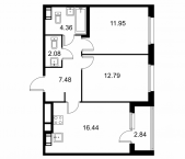 Продать Квартиры в новостройке Колпино г., Загородная ул.   A