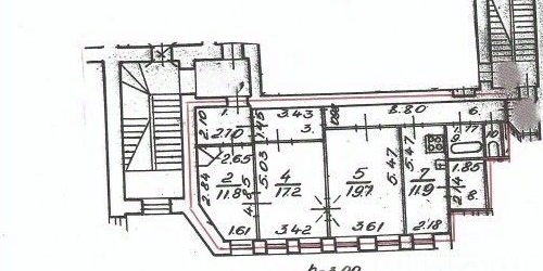 3-комн квартира улица Жуковского, 59-61